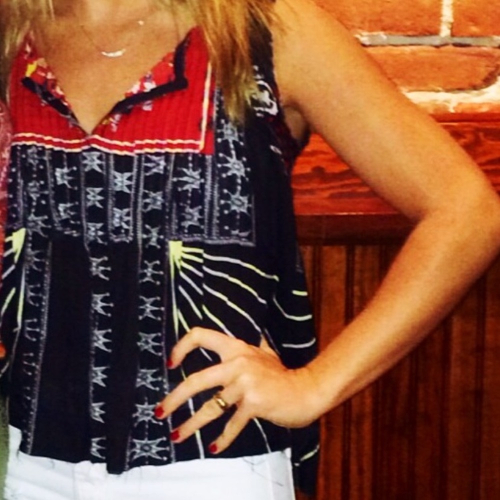 Free People bohemian top